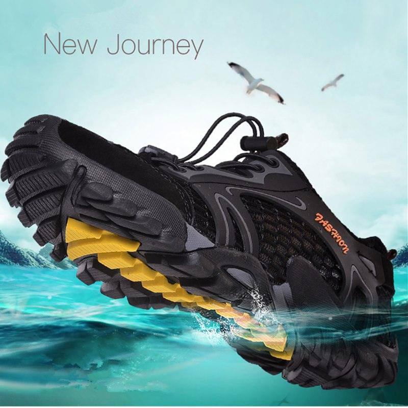 Men’s Water Shoes – Lightweight Mesh Aqua Shoes with Non-Slip Sole