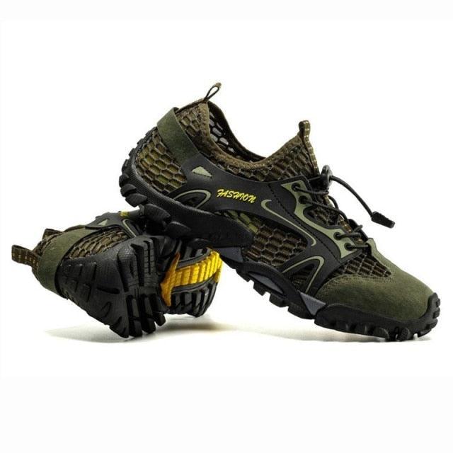 Men’s Water Shoes – Lightweight Mesh Aqua Shoes with Non-Slip Sole