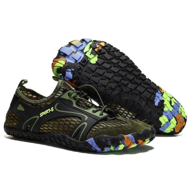 Men’s Water Shoes – Lightweight Mesh Aqua Shoes with Non-Slip Sole