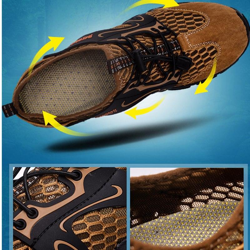 Men’s Water Shoes – Lightweight Mesh Aqua Shoes with Non-Slip Sole