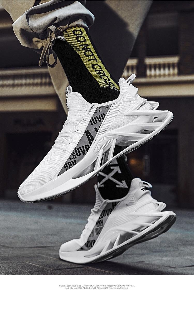 Men's Casual Luxury Mesh Sneakers | Breathable Non-Slip | Running & Walking