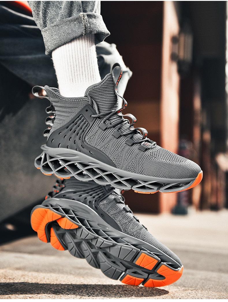Men's Casual Luxury Mesh Sneakers | Breathable Non-Slip | Running & Walking