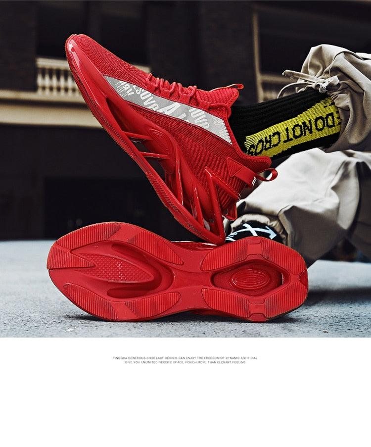 Men's Casual Luxury Mesh Sneakers | Breathable Non-Slip | Running & Walking
