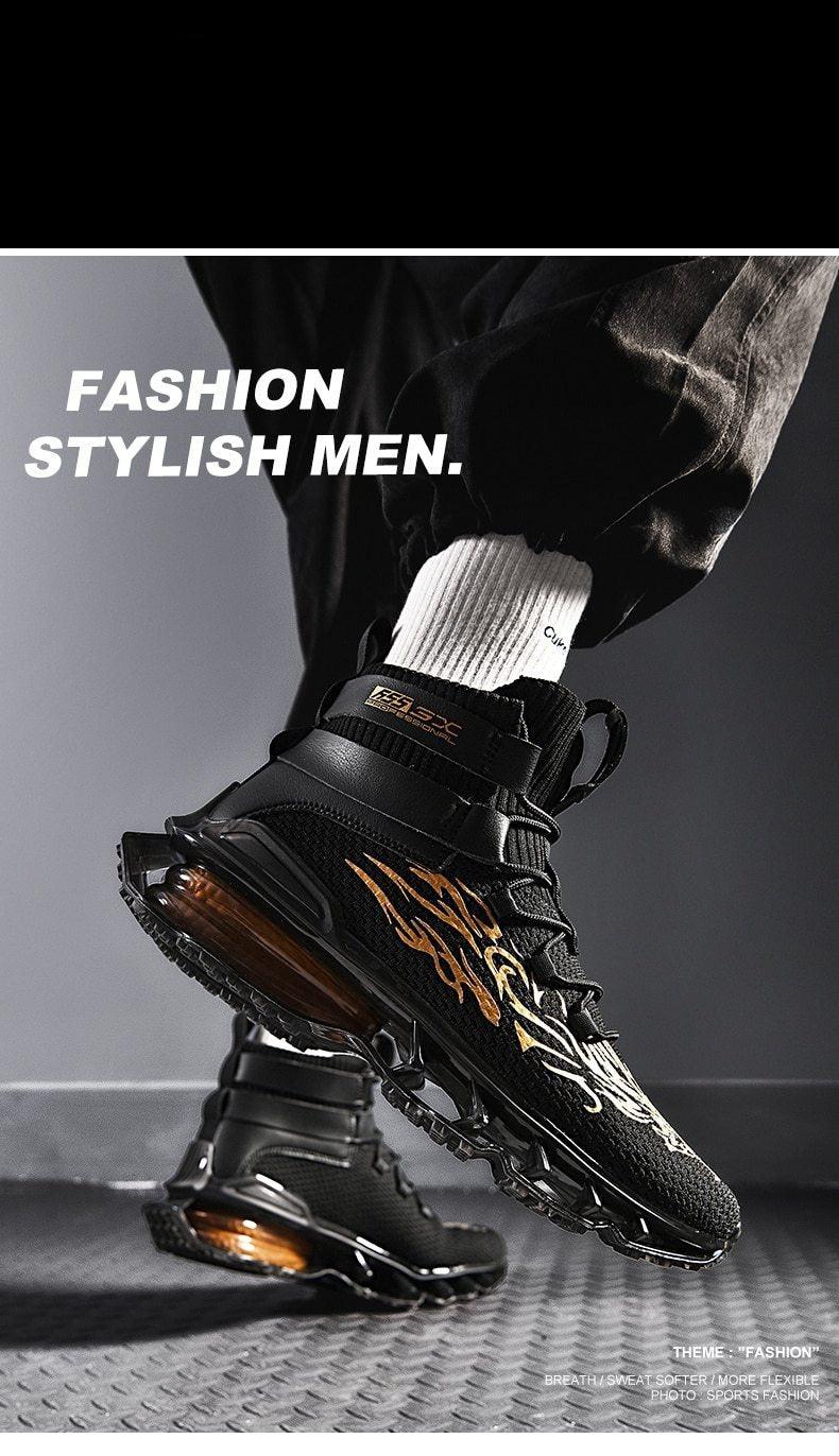 Men's Casual Luxury Mesh Sneakers | Breathable Non-Slip | Running & Walking