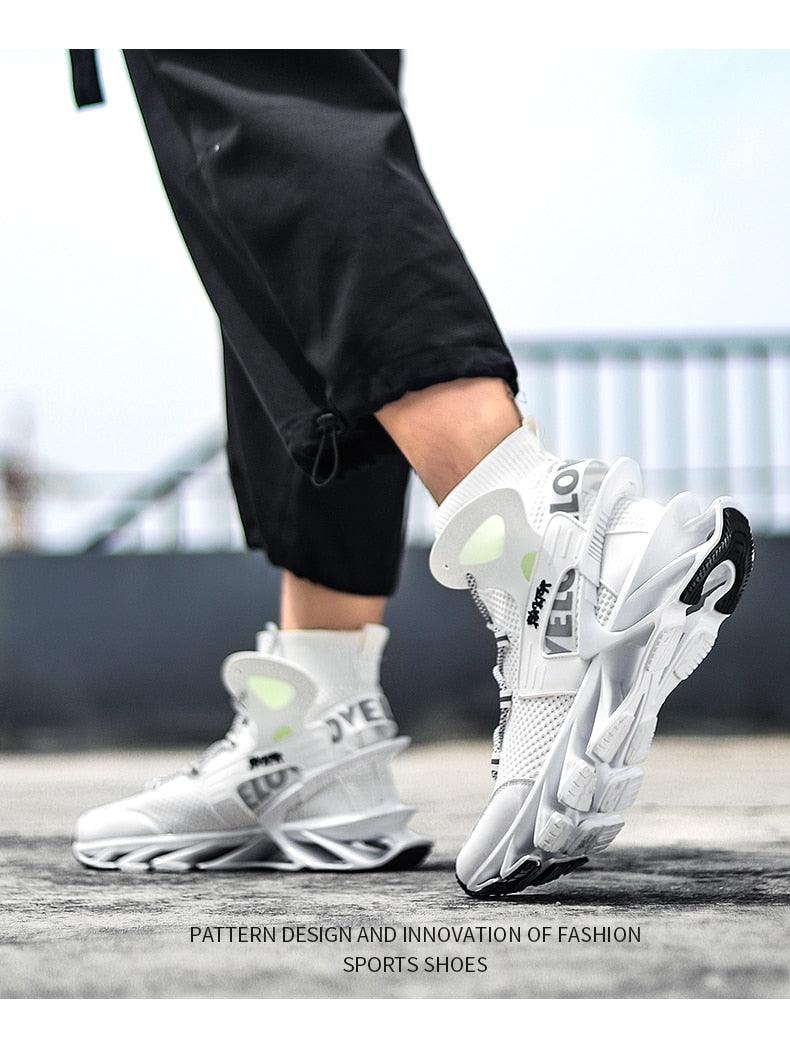Men's Casual Luxury Mesh Sneakers | Breathable Non-Slip | Running & Walking