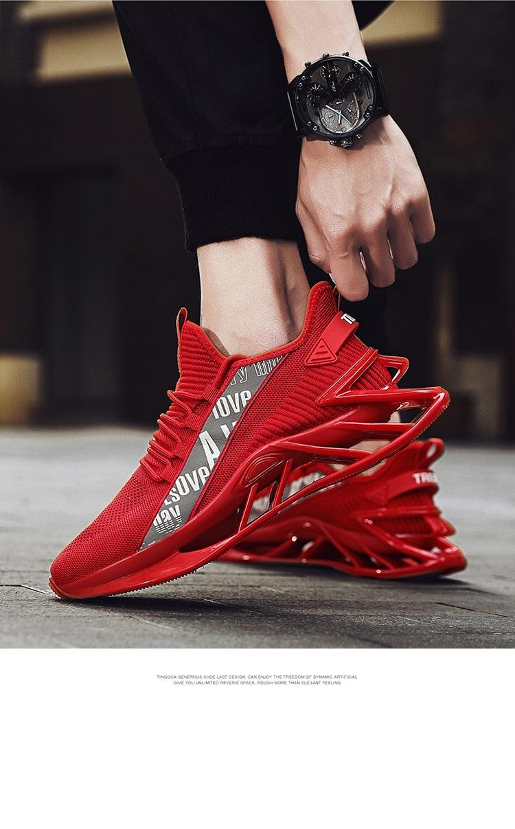 Men's Casual Luxury Mesh Sneakers | Breathable Non-Slip | Running & Walking