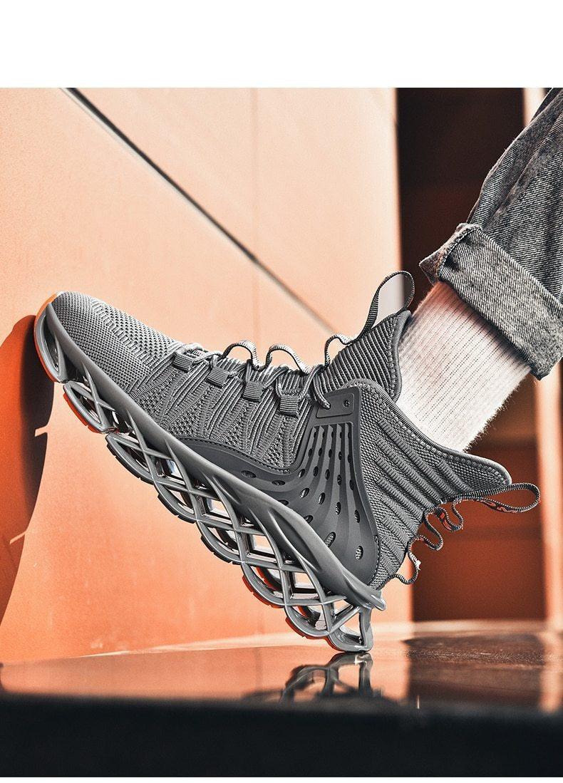 Men's Casual Luxury Mesh Sneakers | Breathable Non-Slip | Running & Walking
