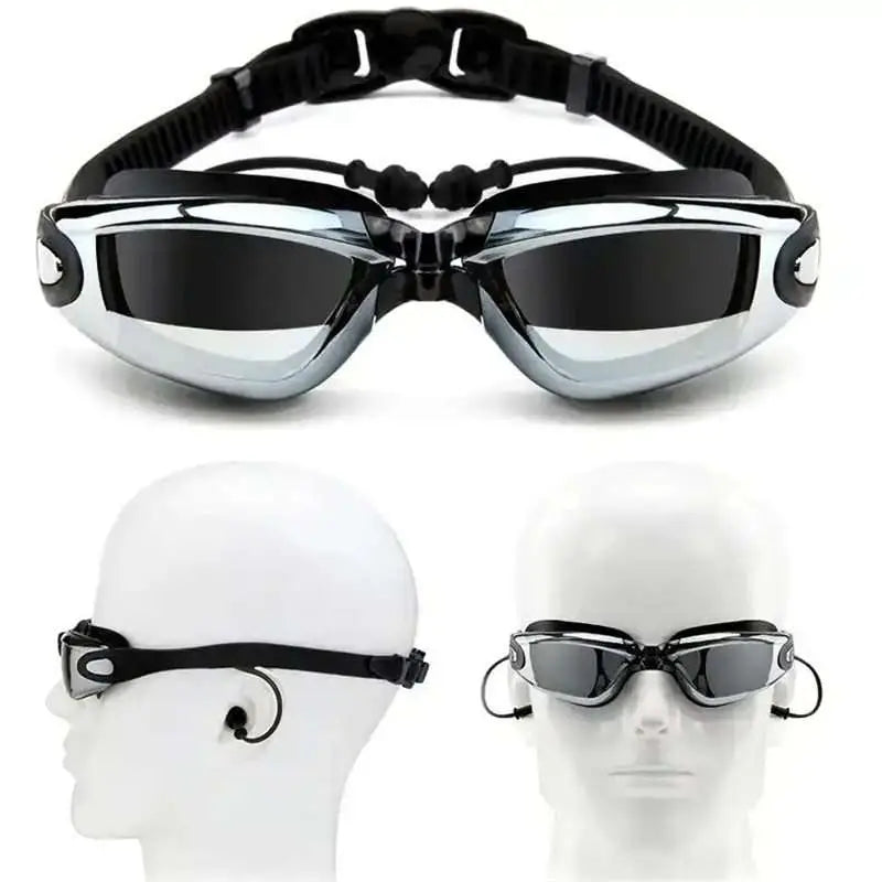 Mirrored Swimming Goggles – Anti-Fog, UV Protection, HD Lens