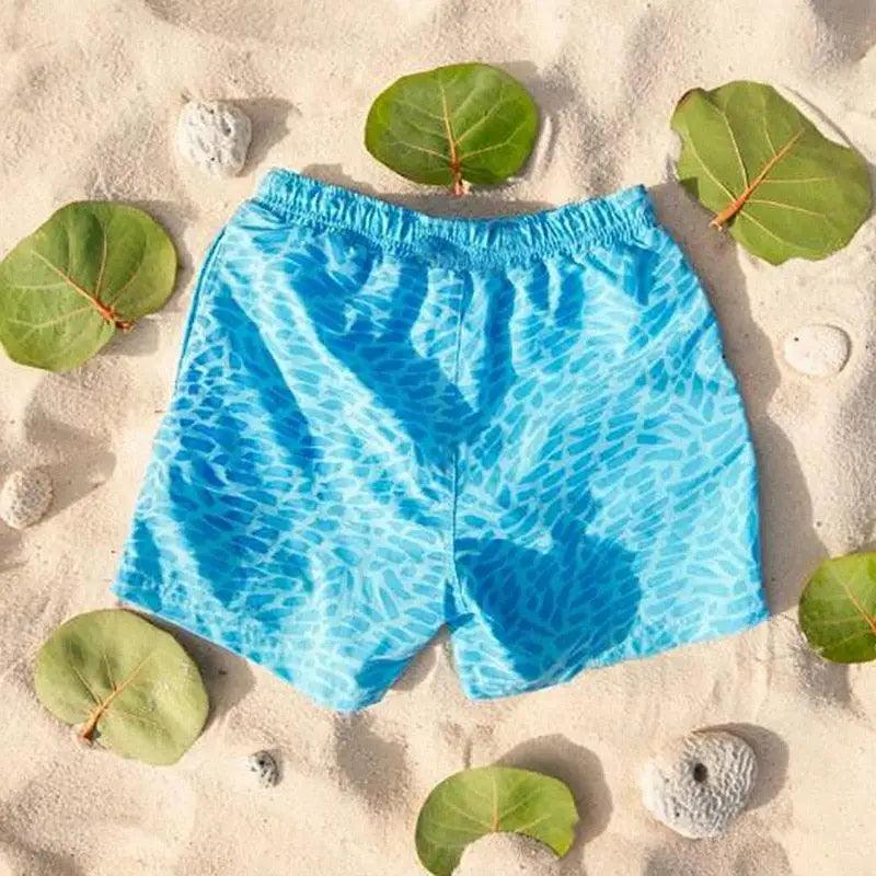 Men's Color-Changing Swim Trunks | Quick-Dry Beach Shorts | STEVVEX Fashion