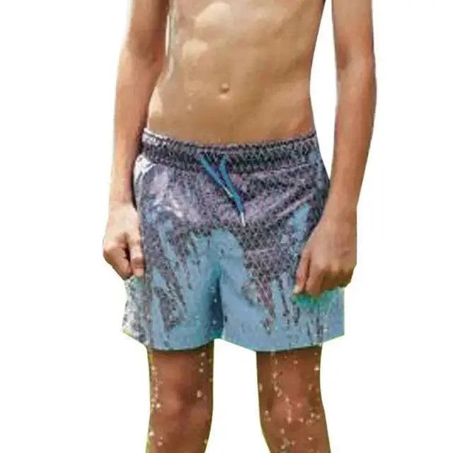 Men's Color-Changing Swim Trunks | Quick-Dry Beach Shorts | STEVVEX Fashion