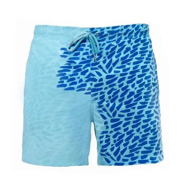 Men's Color-Changing Swim Trunks | Quick-Dry Beach Shorts | STEVVEX Fashion