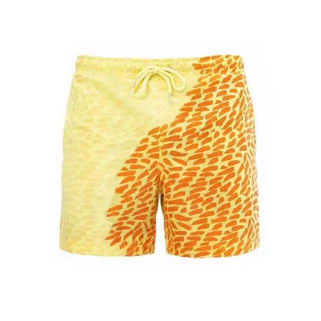 Men's Color-Changing Swim Trunks | Quick-Dry Beach Shorts | STEVVEX Fashion