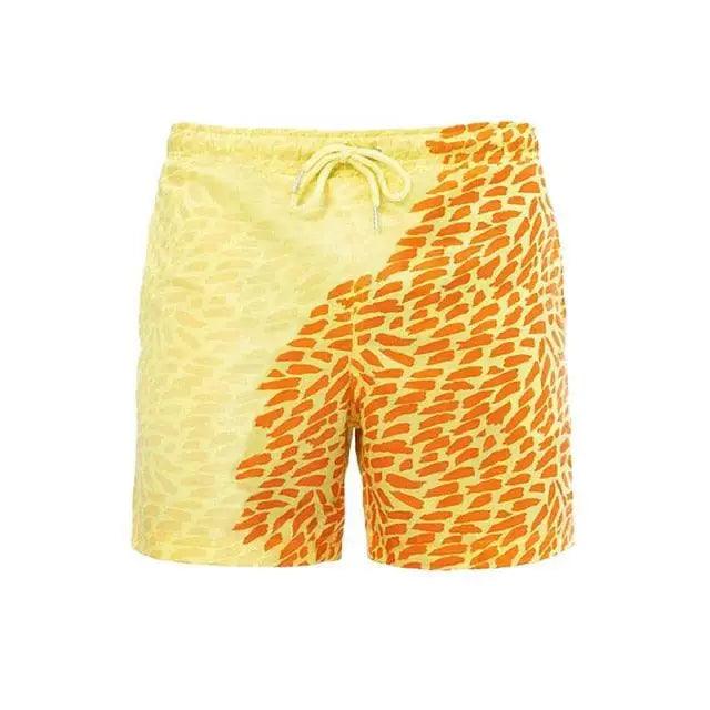 Men's Color-Changing Swim Trunks | Quick-Dry Beach Shorts | STEVVEX Fashion
