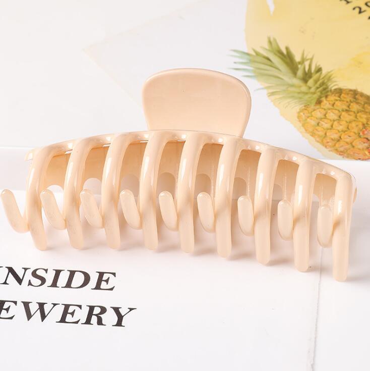 Large Matte Claw Hair Clip | Korean Style Jaw Clip for Women & Girls | 15 Colors