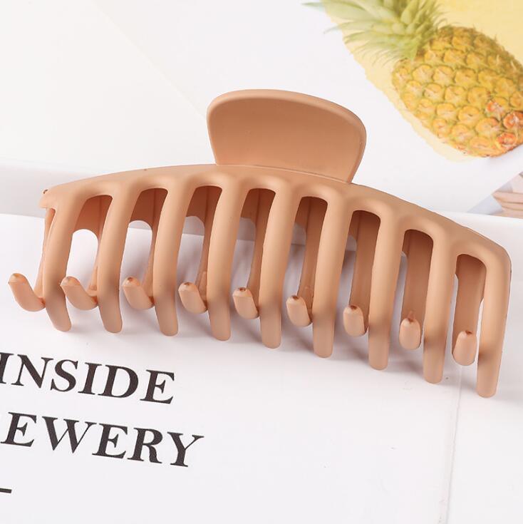 Large Matte Claw Hair Clip | Korean Style Jaw Clip for Women & Girls | 15 Colors