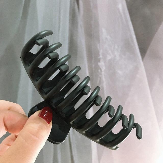Large Matte Claw Hair Clip | Korean Style Jaw Clip for Women & Girls | 15 Colors