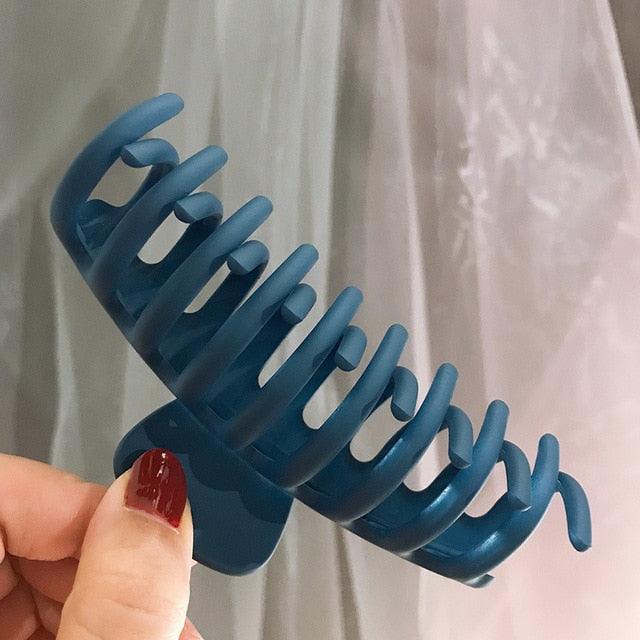 Large Matte Claw Hair Clip | Korean Style Jaw Clip for Women & Girls | 15 Colors