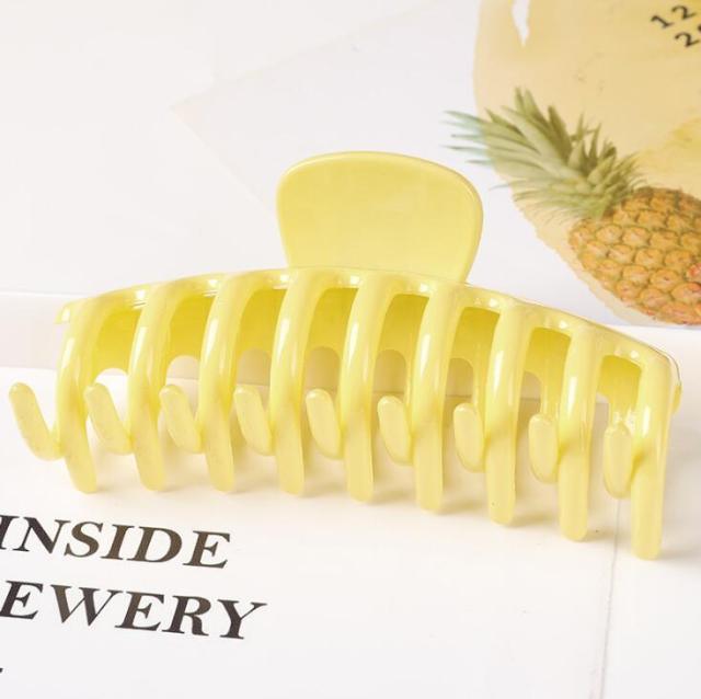 Large Matte Claw Hair Clip | Korean Style Jaw Clip for Women & Girls | 15 Colors