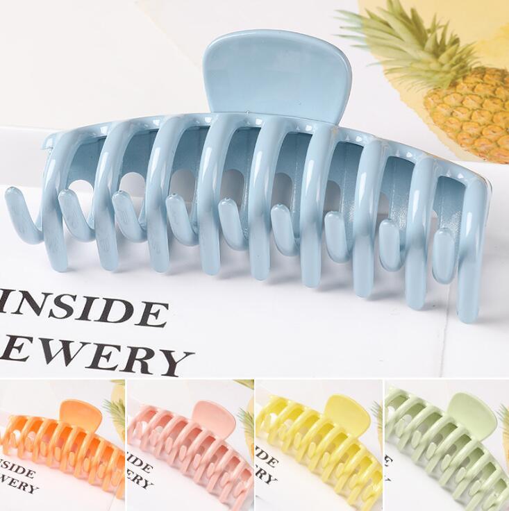 Large Matte Claw Hair Clip | Korean Style Jaw Clip for Women & Girls | 15 Colors