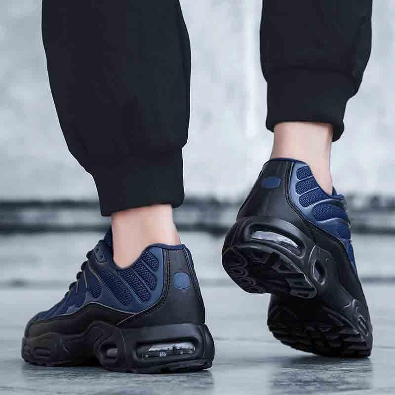 Men's Air Cushion Running Sneakers | Breathable Mesh | Lightweight Athletic Shoes