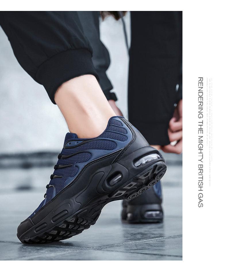 Men's Air Cushion Running Sneakers | Breathable Mesh | Lightweight Athletic Shoes