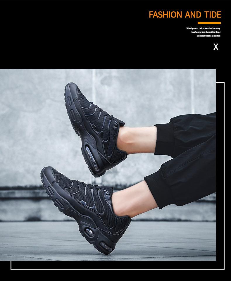 Men's Air Cushion Running Sneakers | Breathable Mesh | Lightweight Athletic Shoes
