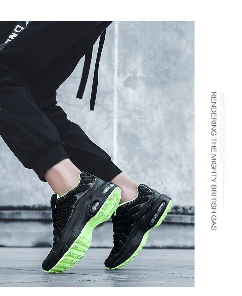 Men's Air Cushion Running Sneakers | Breathable Mesh | Lightweight Athletic Shoes