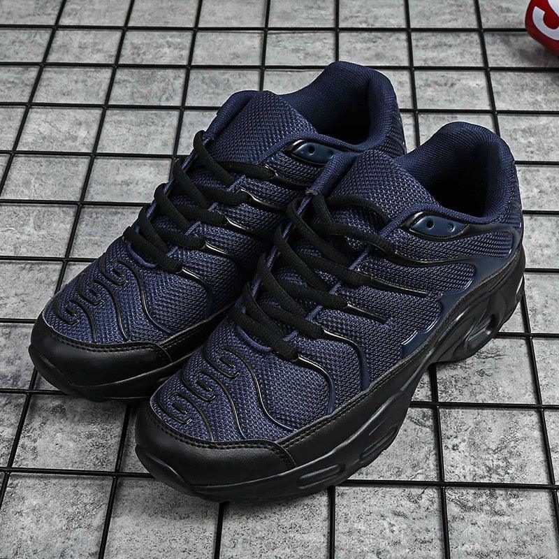 Men's Air Cushion Running Sneakers | Breathable Mesh | Lightweight Athletic Shoes