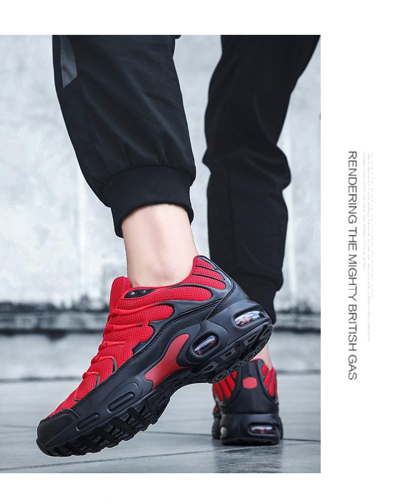 Men's Air Cushion Running Sneakers | Breathable Mesh | Lightweight Athletic Shoes