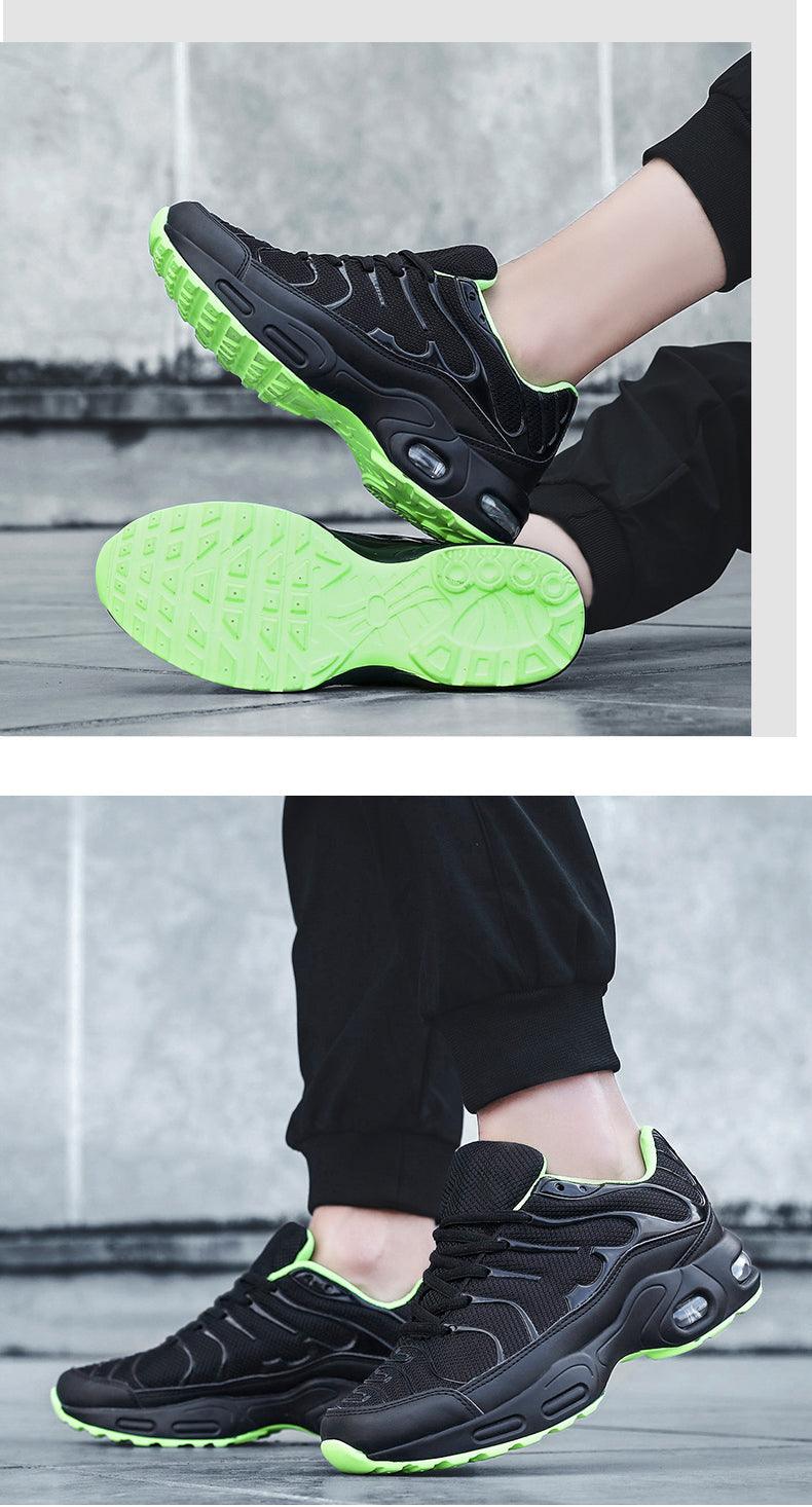 Men's Air Cushion Running Sneakers | Breathable Mesh | Lightweight Athletic Shoes