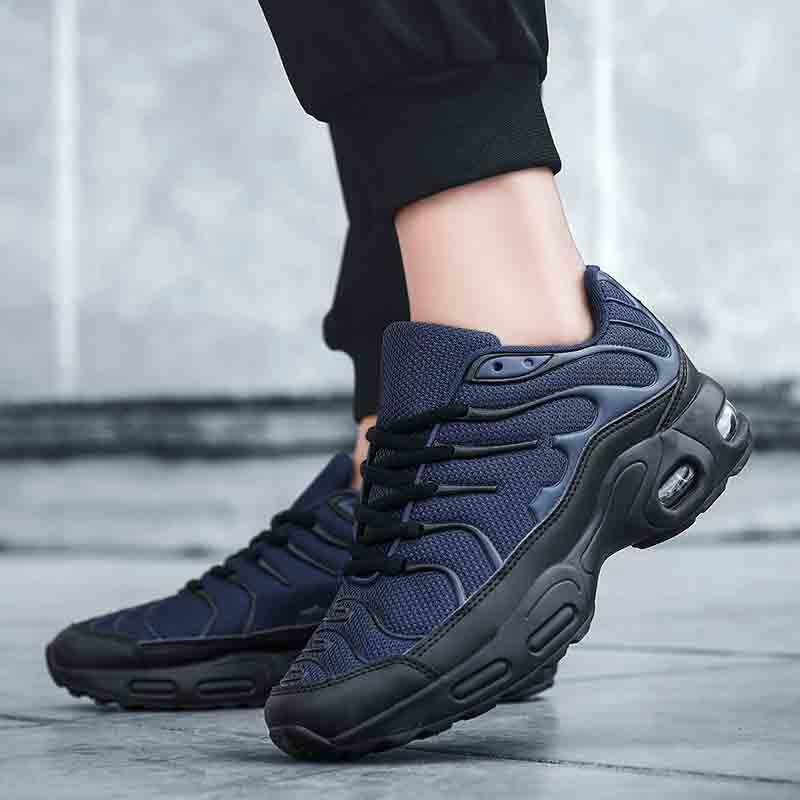 Men's Air Cushion Running Sneakers | Breathable Mesh | Lightweight Athletic Shoes