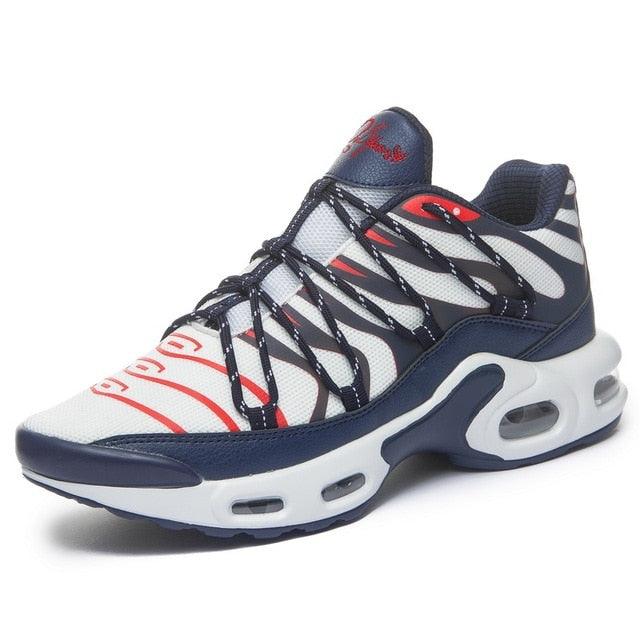 Men's Air Cushion Running Sneakers | Breathable Mesh | Lightweight Athletic Shoes