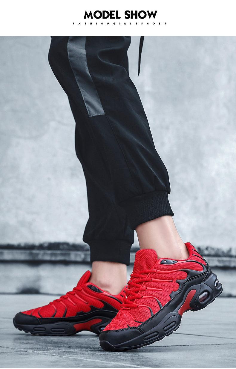 Men's Air Cushion Running Sneakers | Breathable Mesh | Lightweight Athletic Shoes