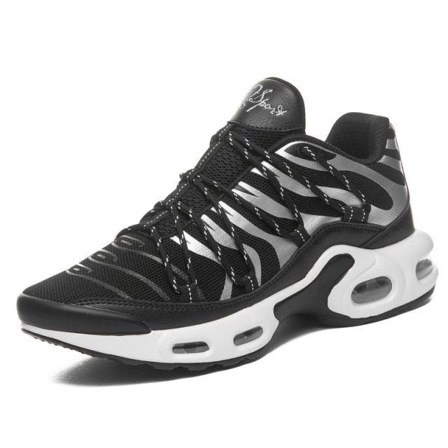 Men's Air Cushion Running Sneakers | Breathable Mesh | Lightweight Athletic Shoes