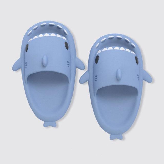 Kids Shark Slide Sandals | Lightweight Non-Slip Beach & Pool Slippers