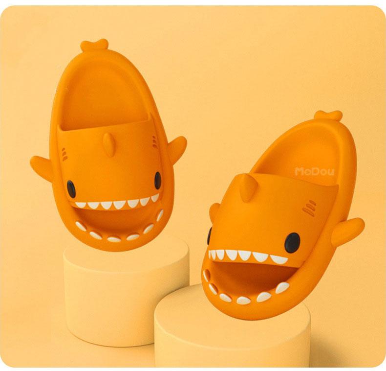 Kids Shark Slide Sandals | Lightweight Non-Slip Beach & Pool Slippers