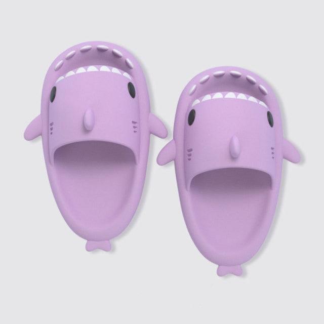 Kids Shark Slide Sandals | Lightweight Non-Slip Beach & Pool Slippers