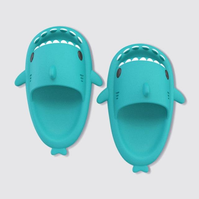 Kids Shark Slide Sandals | Lightweight Non-Slip Beach & Pool Slippers