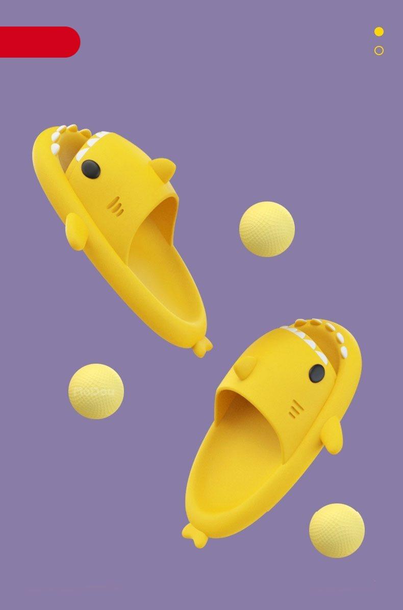 Kids Shark Slide Sandals | Lightweight Non-Slip Beach & Pool Slippers