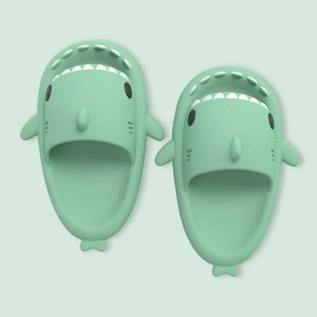 Kids Shark Slide Sandals | Lightweight Non-Slip Beach & Pool Slippers