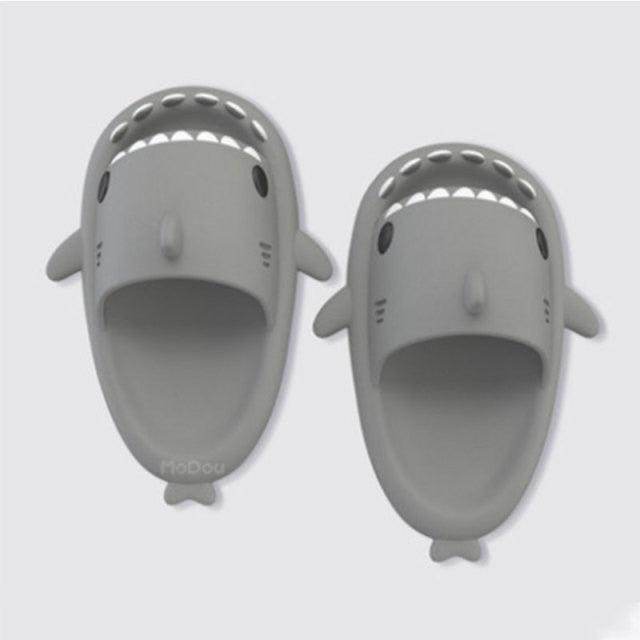 Kids Shark Slide Sandals | Lightweight Non-Slip Beach & Pool Slippers