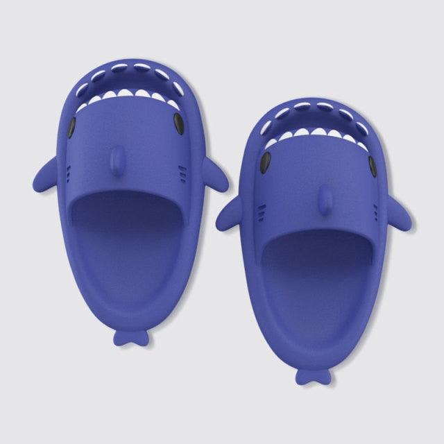 Kids Shark Slide Sandals | Lightweight Non-Slip Beach & Pool Slippers