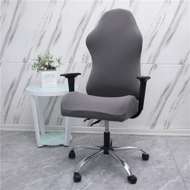 Stretch Office Chair Cover with Zipper – Printed Spandex Slipcover for Gaming & Desk Chairs