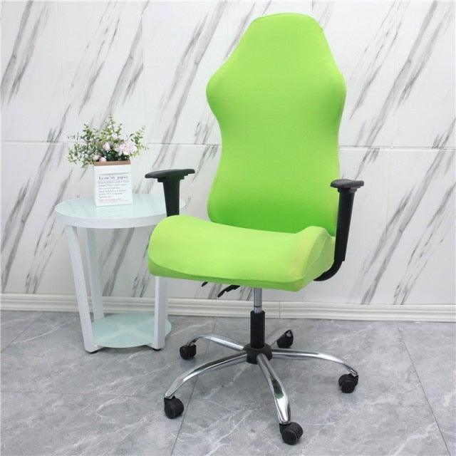 Stretch Office Chair Cover with Zipper – Printed Spandex Slipcover for Gaming & Desk Chairs