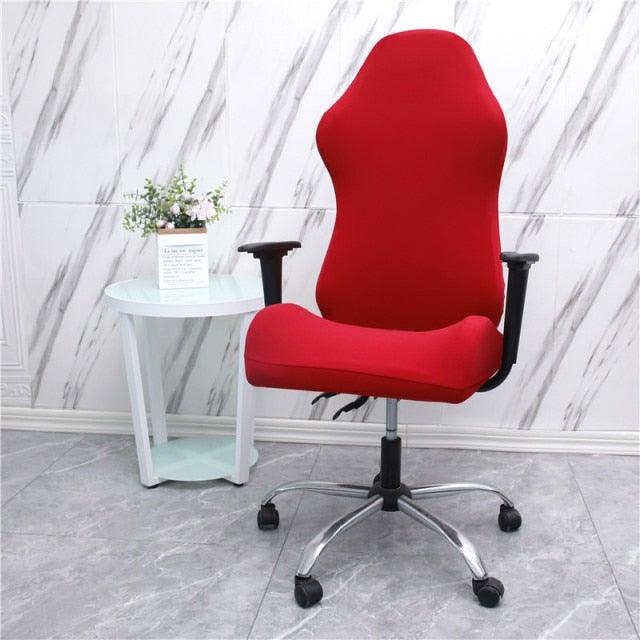 Stretch Office Chair Cover with Zipper – Printed Spandex Slipcover for Gaming & Desk Chairs
