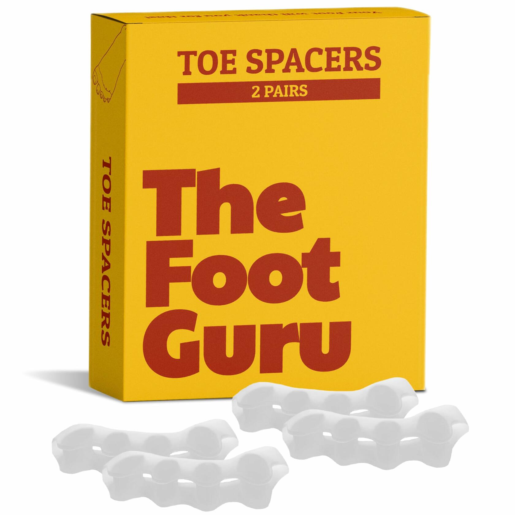 Medical-Grade Gel Toe Spacers | Bunion, Hammer Toe & Hallux Valgus Relief
