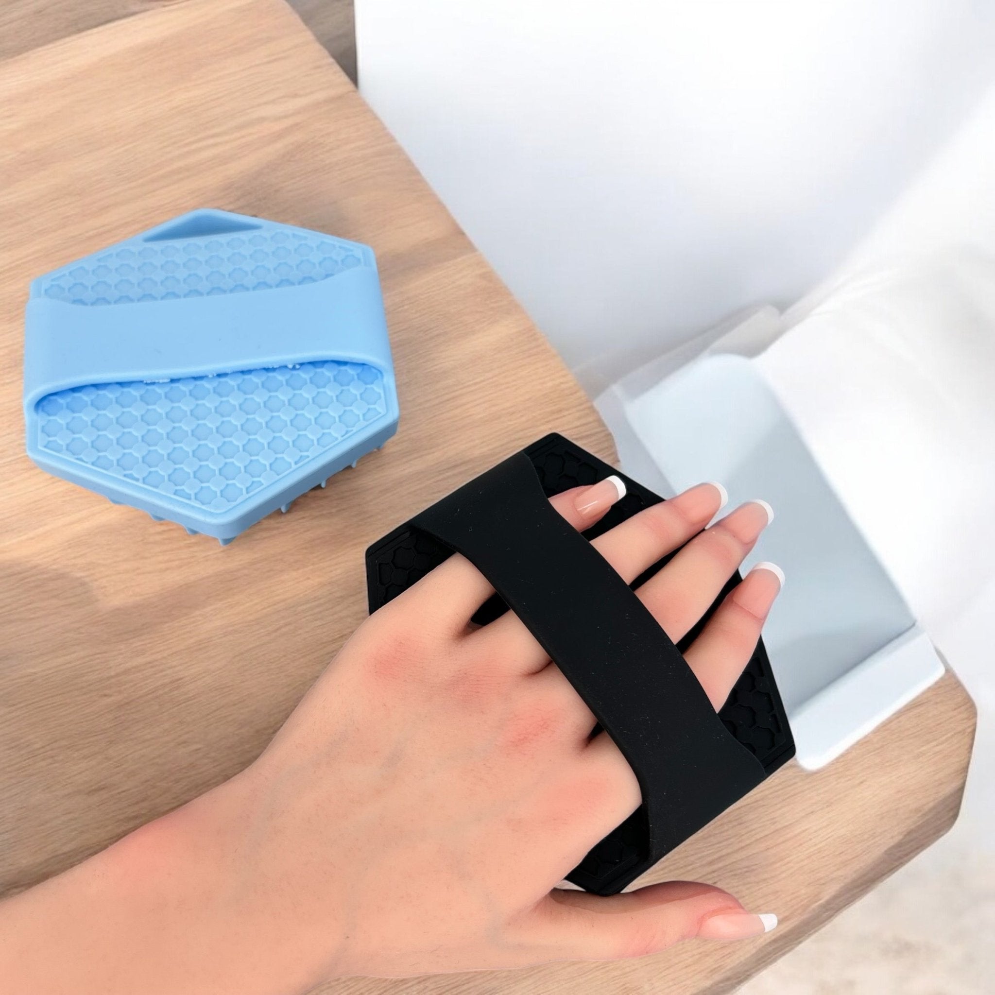 Silicone Body Scrubber 2-Pack – Gentle Exfoliating Bath Scrubber