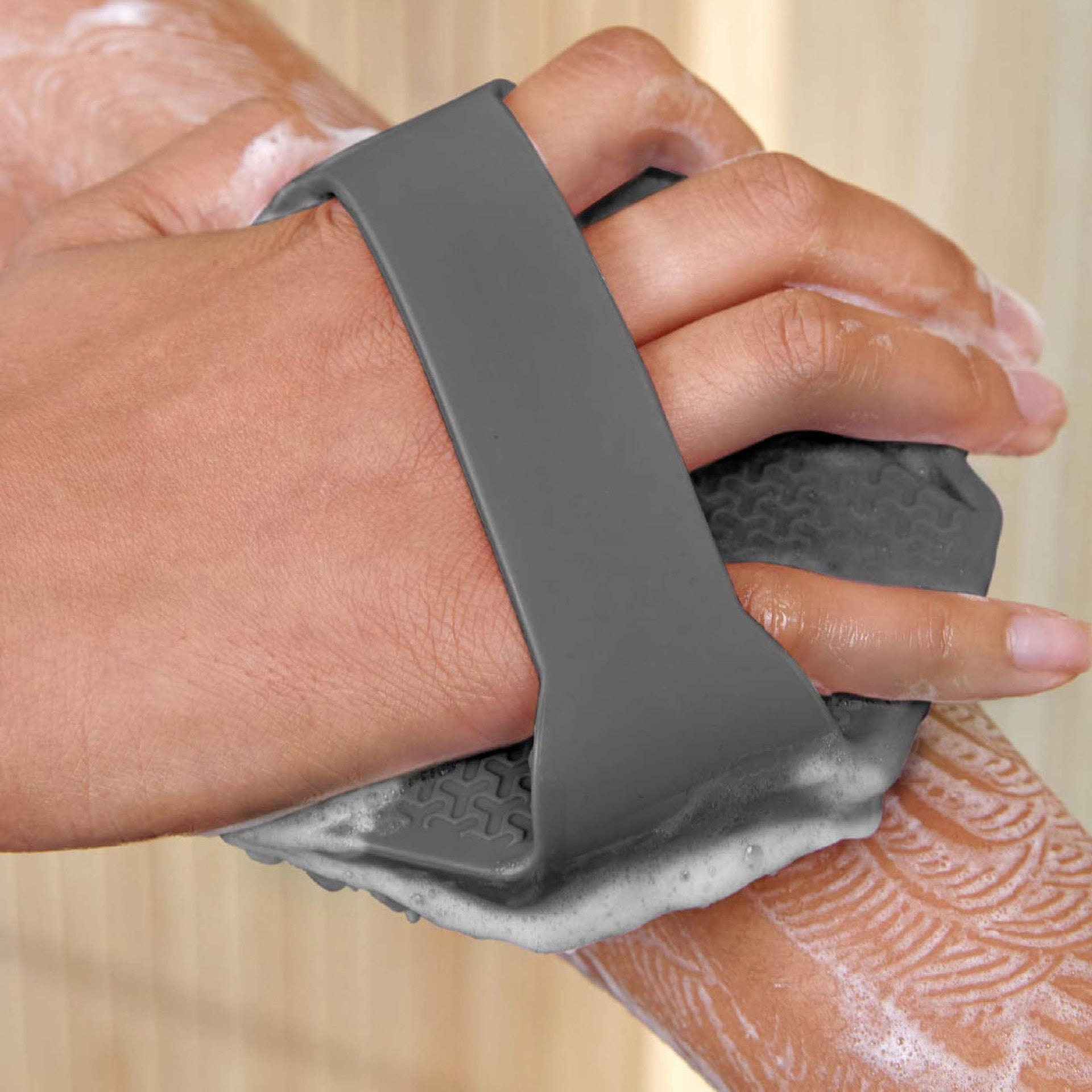 Silicone Body Scrubber 2-Pack – Gentle Exfoliating Bath Scrubber