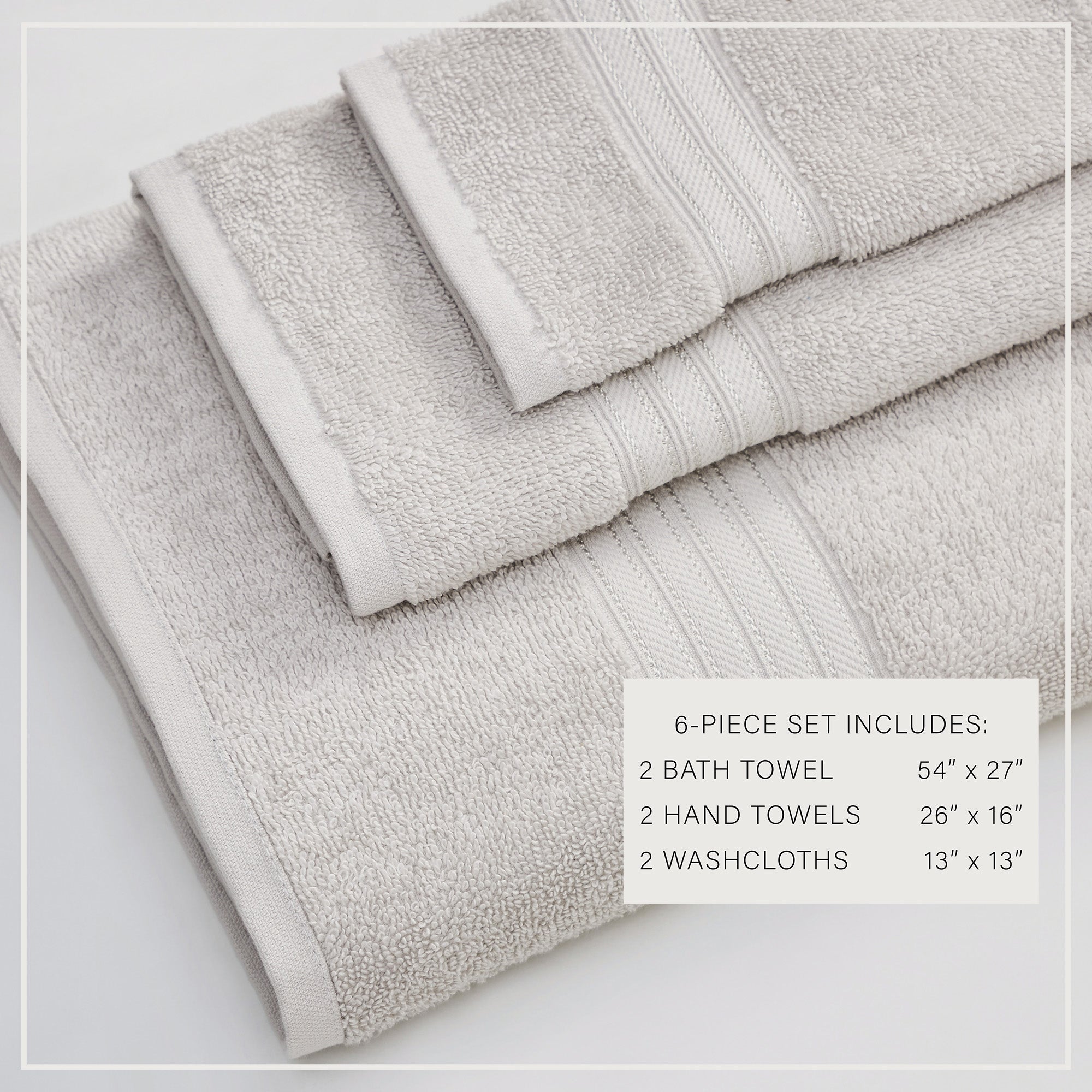 Feather Spun Cotton Bath Towels — Soft, Quick-Dry & Lightweight | Classic Bordered Style