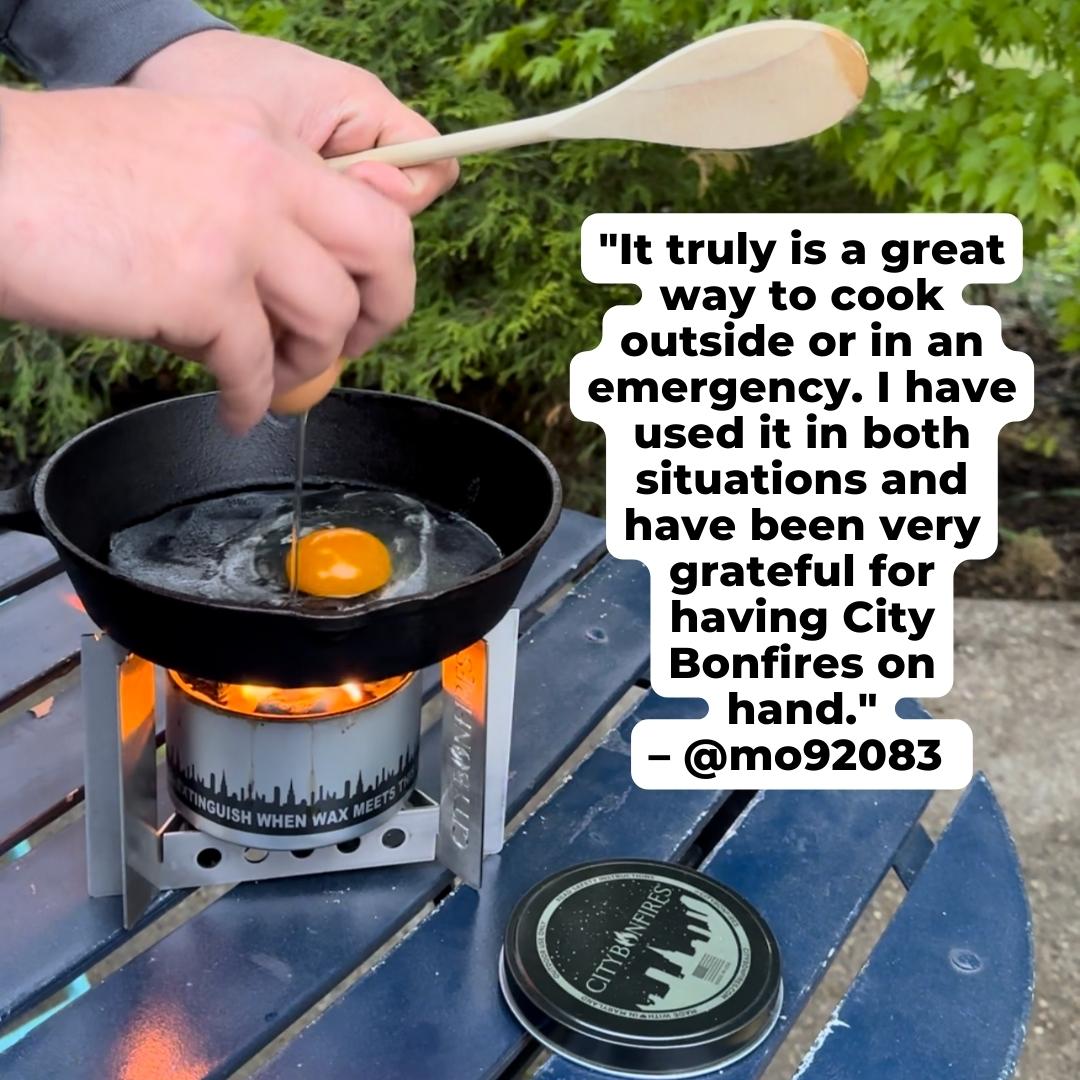 Collapsible Camp Stove, Cooker & Trivet – Made in USA